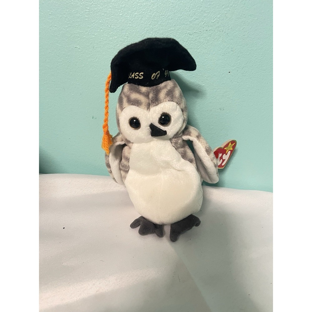 TY Beanie Baby - WISER the 1999 Owl (7 inch)